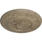 Ekena Millwork Nestor Ceiling Medallion (Fits Canopies up to 5"), 25 7/8"OD x 2 1/4"P, Gobi Desert Crackle CM25NEGDC - alternate 4